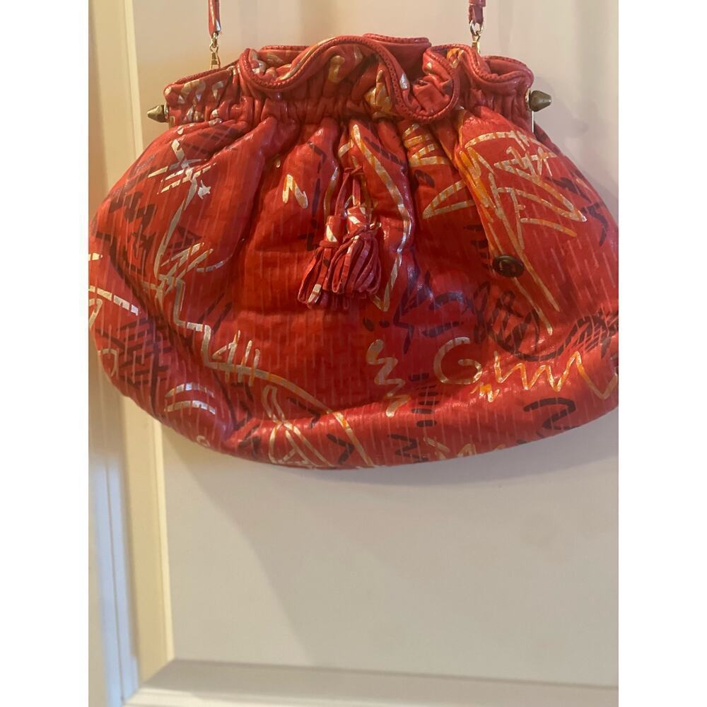 handbag Crossbody Carlo Fiori leather vintage